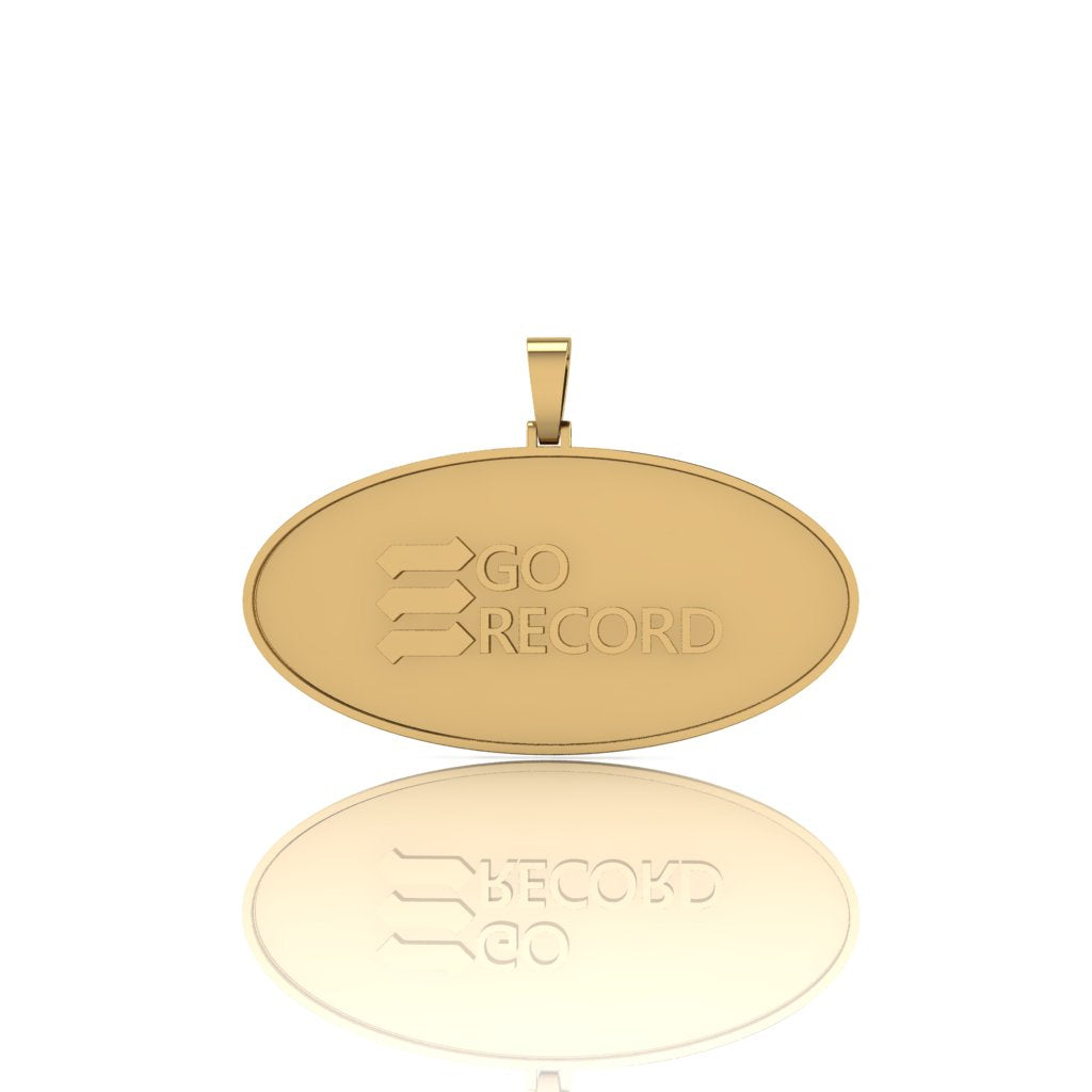 Custom Business Pendant - Oval