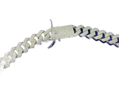 14ct White Gold VS/VVS Diamond Chain